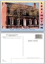 Mary Todd Lincoln House Lexington Kentucky Historic Home Postcard