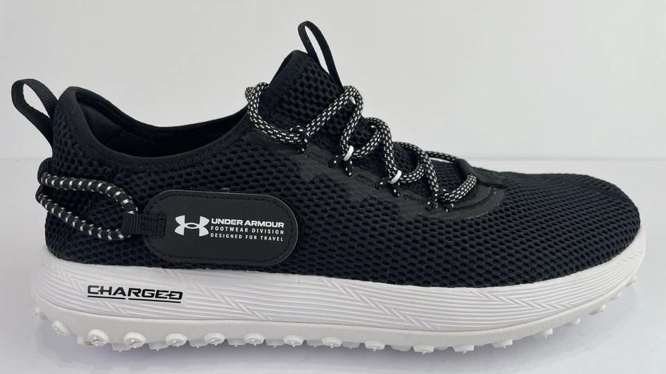 Under Armour Fat Tire Venture Black White Shoes 3027562-002 Men's Size 11 NEW