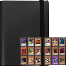 Trading Card Binder 9 Pocket, 360 Double-Sided Pockets, Album Holder for MTG
