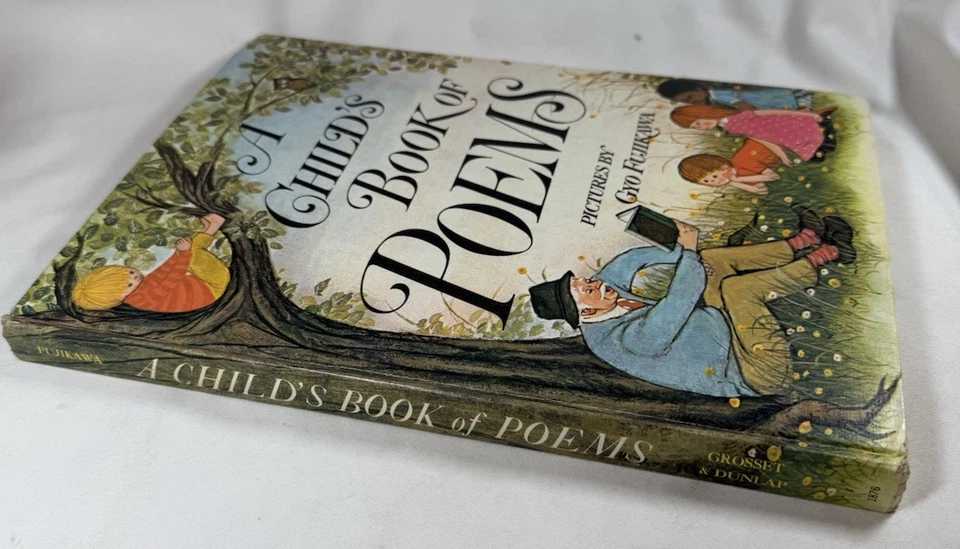 A Child's Book of Poems Illustrated by Gyo Fujikawa Longfellow Carroll 1969 HC Foto 2 de 4