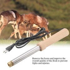 Electric Calf Dehorner Iron Bloodless Fast Heating Horn Cattle Lamb Farm Tool