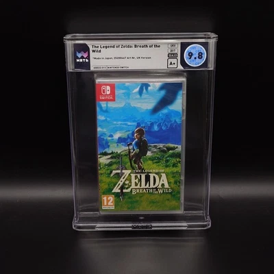 Wata 9.8 A+ Legend of Zelda Breath of the Wild Switch UK 1st Print Sealed Graded - Bild 1 von 4