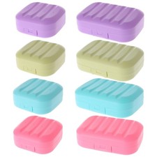 Plastic Soap Holder Portable Container Soap Saver Box for Case for Bathroom Show