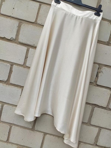 Women Amina Muaddi Skirt White Viscose M