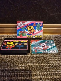 Mappy Galaga Pac-Man Famicom FC Complete Box Manual Set Namcot Japan