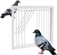 11.8in(30cm) Pigeon Cage Door One Way Entrance Bird T Trap white