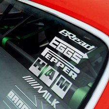 2x Set Sponsors Replica Drift Touge Racing Mindset Track Tuning Car Vinyl Decal 2x Set Sponsors Replica Drift Touge Racing Mindset Track Tuning Car Vinyl Decal