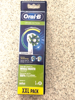 Lot De 2 Têtes De Rechange Oral-B CrossAction Power Soft - Poils Souples - Neuf En Boîte