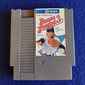 Four Tested NES Games - Baseball, Major League Baseball, Bases Loaded 2 and 3