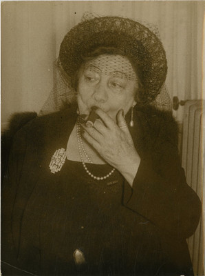 Cécile Sorel  Vintage silver print,Céline Émilie Seurre, dite Cécile Sorel, co