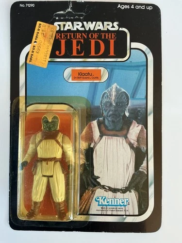 Star Wars Kenner 1984 Klaatu In Skiff Guard Outfit, Unopened, Partial Punched