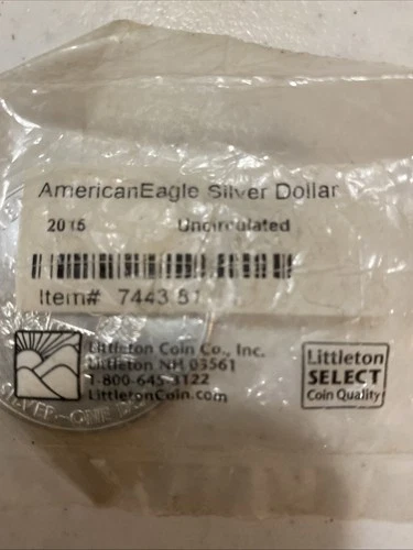 American Eagle Silver Dollar 2015 Uncirculated