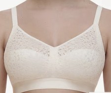 Chantelle Talc Norah Comfort Supportive Wirefree Bra 13F8 38 H Nwt 76