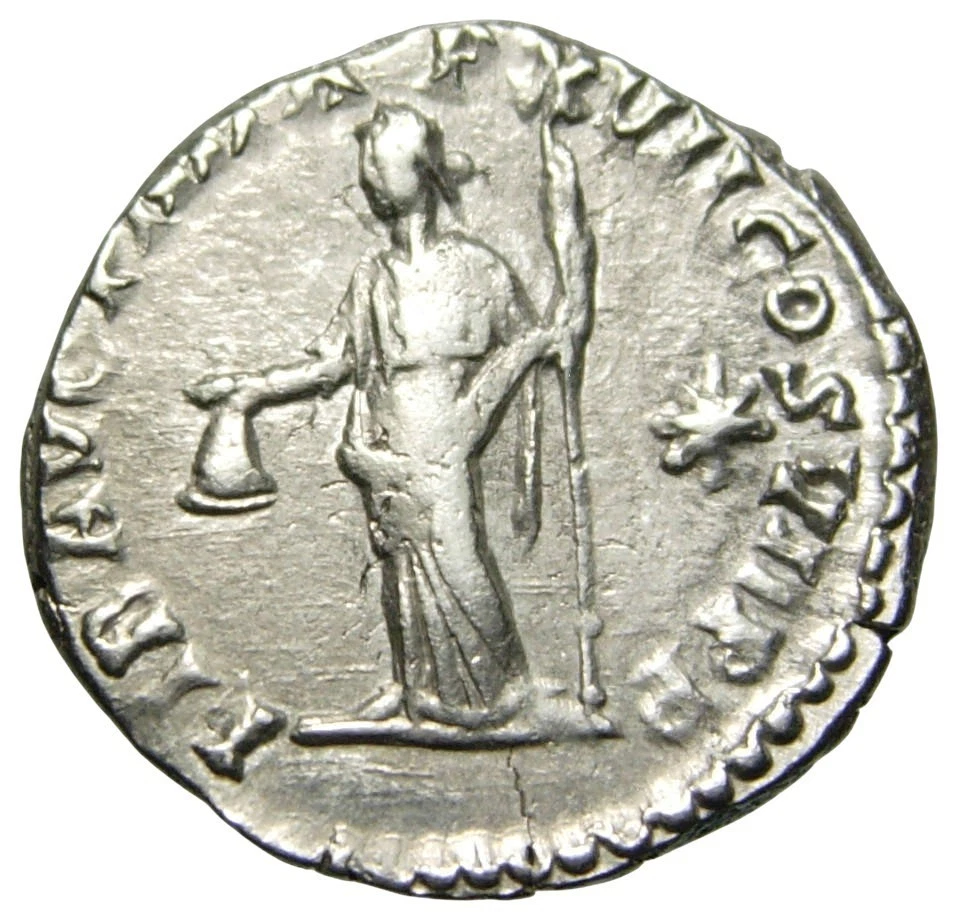 Commodus (177-192 AD) AR Denarius, Libertas - image 2 of 4