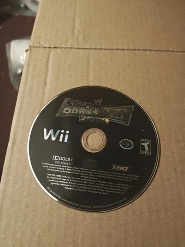 wii smack down vs raw 2009 Disc Only
