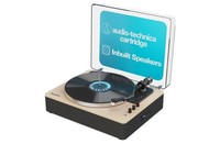Majority Folio Turntable Bluetooth USB System with Built-in Speakers Black