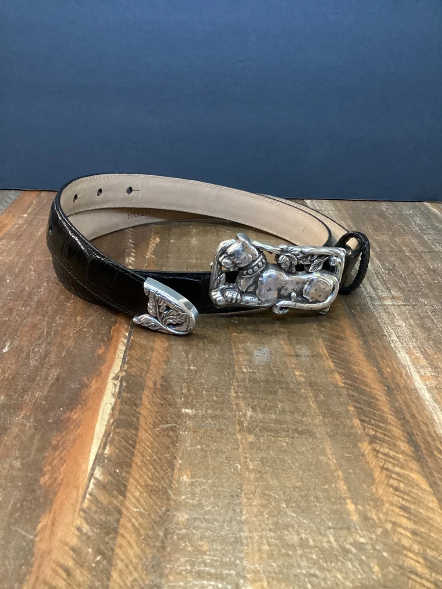 Beautiful size L Brighton vintage belt Vintage 1993 Brighton Sunflower Concho Belt L – Motley Vintage main image 4