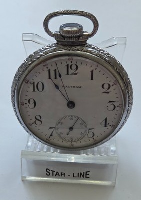 Taschenuhr (Halbsavonette) von Waltham Watch Co. USA, Model Riverside