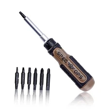  Tools Ratcheting Screwdriver, 12-in-1, Includes 6 Double Ratcheting, 12-in-1