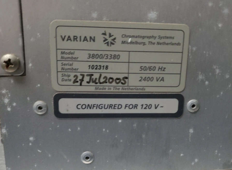 Cromatógrafo Varian CP-3800 GC Foto 4 de 4