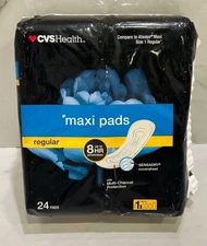 CVS Health Maxi Pads Regular with Odor Guard 24 Count