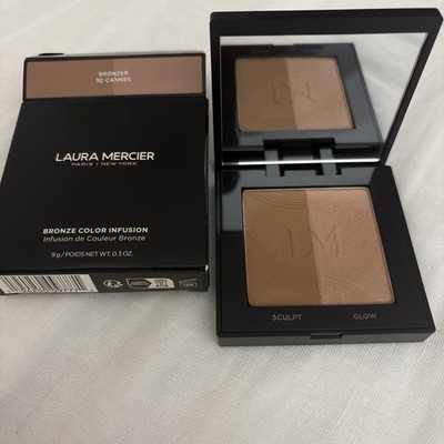 Laura Mercier Bronze NIB!! Infusion Bronzer 30 Cannes Pressed Powder 0.3oz $42