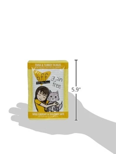 Weruva B.F.F. OMG - Mejor amigo felino ¡Oh mi salsa!, cosquillas de atún y pavo con... Foto 3 de 4