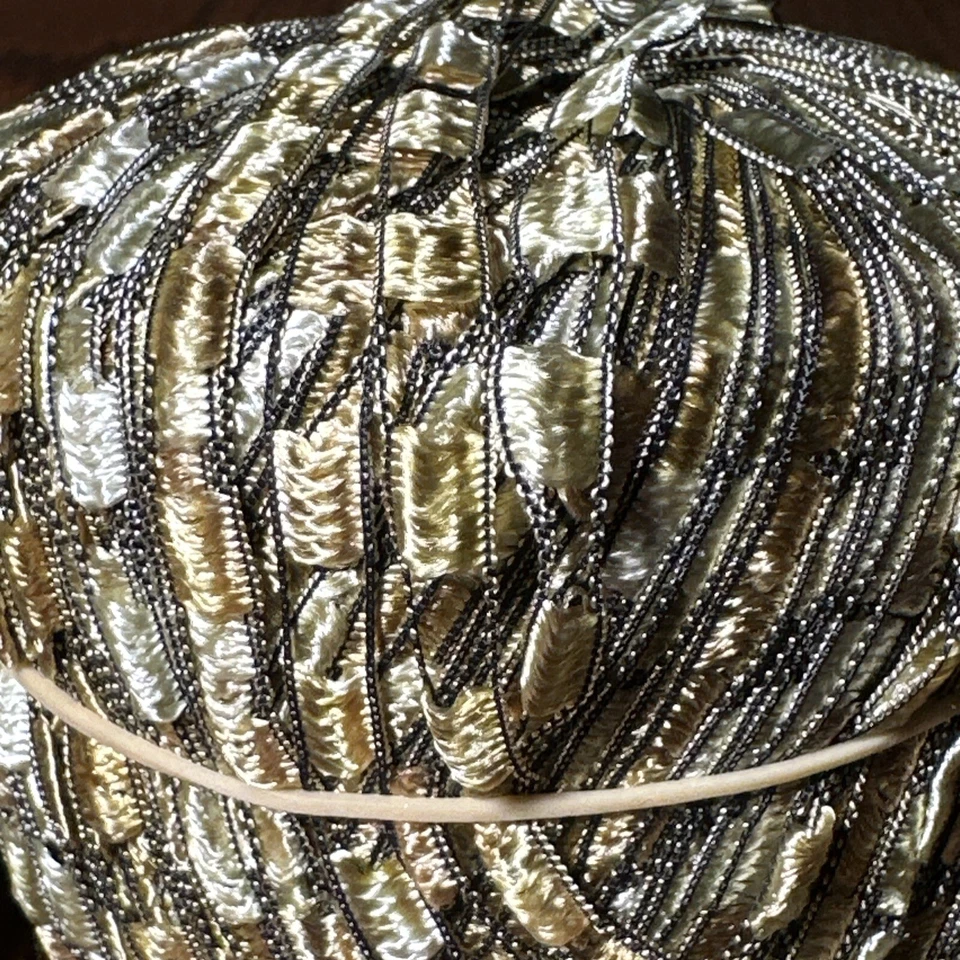 2x Novo * Berlini Fita Escada Maxi Ouro 1,75 Oz 98 Jardas 100% Nylon C#91 Lote 202 - Imagem 3 de 4