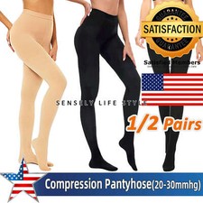 Compression Pantyhose Socks 32 mmHg Women's Tights Reduce Varicose Veins, Edema