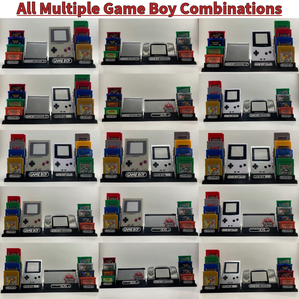 Game Boy Advance SP/Original & 18 Games, Multiple Consoles Stand - DISPLAY ONLY - Image 3 of 4