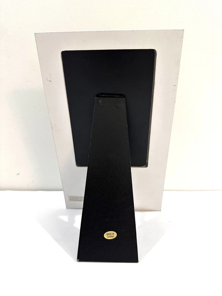 Mr & Mrs Wedding Photo Frame White Wood Picture Frame Newlywed Farmhouse - Image 3 of 4