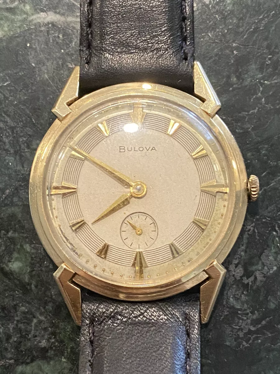 vintage Bulova L9 14 k gold watch
