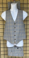 Vintage Philippe Venet Paris Suit 2 Piece Vest Pants 36x28
