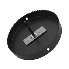 Eazypower 30125 6" Hole Saw – Carbon Steel for Wood, Cornhole Boards