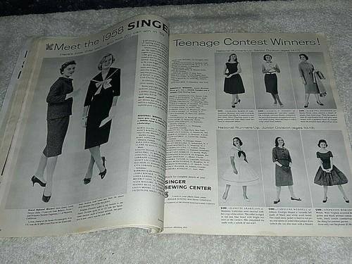 January 1959 Seventeen Women's Fashion Magazine - Lovely Young Ladies -Ephemera - Picture 8 of 12