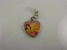 Disney Belle Aurora heart friends phone charm ear cap dust plug