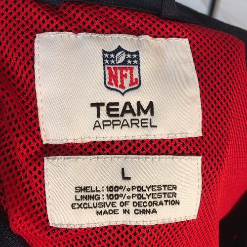 NFL Team Apparel Large Pullover Windbreaker New England Patriots Multicolor FS! - Picture 8 of 8