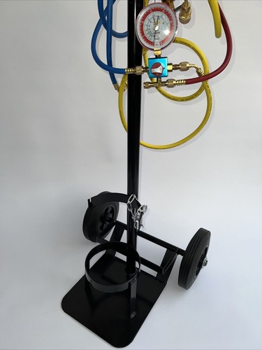 Juego de gas de formación, juego de huellas para R134a con carro de botellas, + embragues HD y ND - Imagen 3 de 6