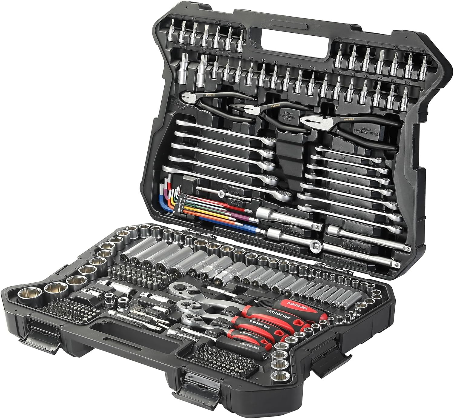Outils de mécanicien et de douilles True Mechanic avec cliquets 72 dents pour serrage précis
