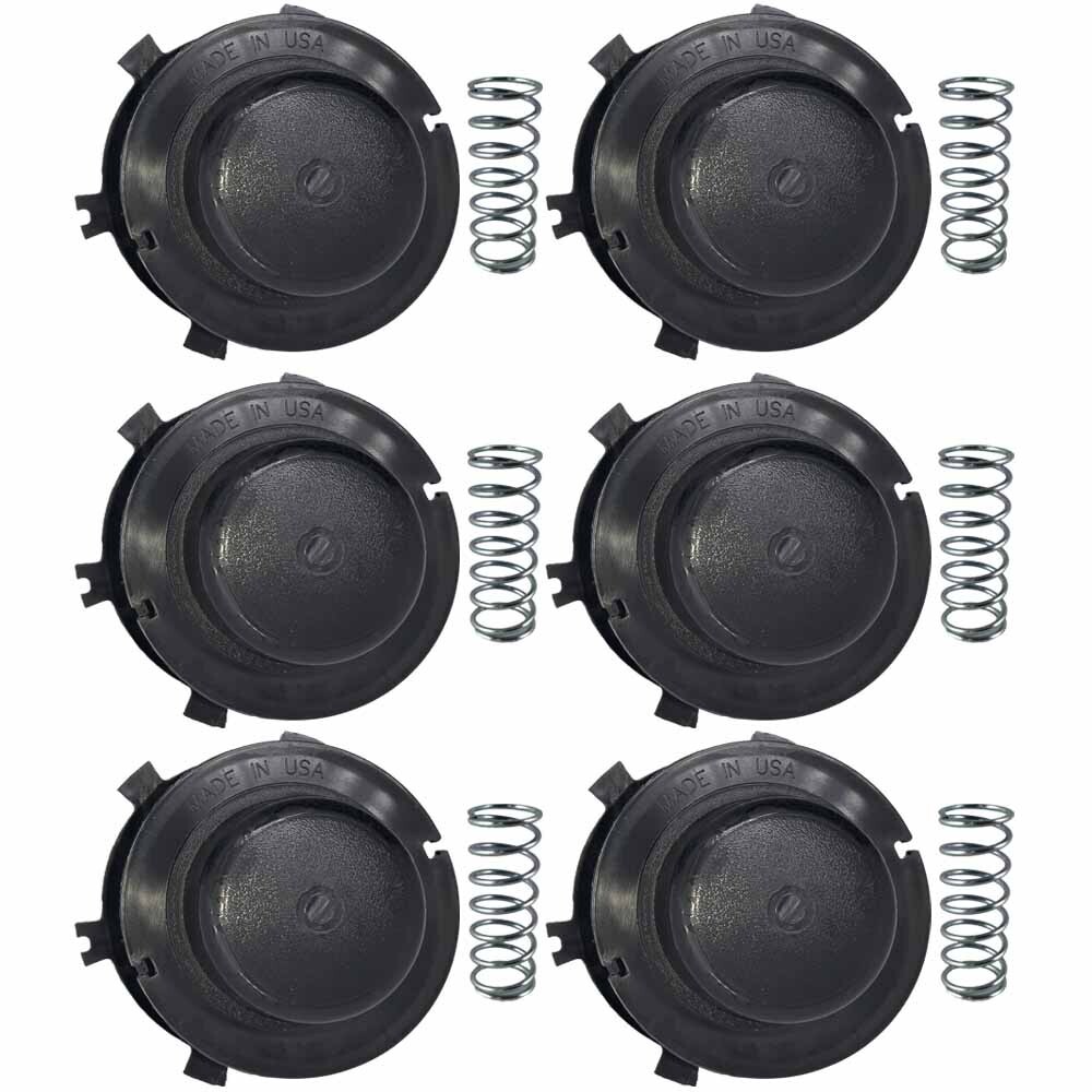 6Pk Weed Trimmer Head Spool and Spring for Stihl 25-2 040027133017 385-563 FS44