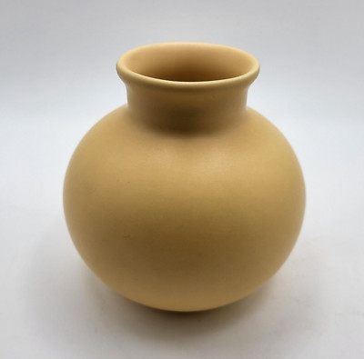 POOLE Keramik kleine matte Aprikosenknospe Posy Vase Knollenform