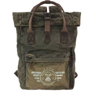 Greenburry Rucksack Canvas 38x42cm ''Aviator'' Explorer No.2 khaki
