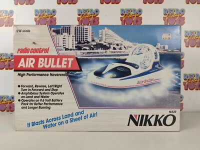 Nikko Air Bullet Radio Control RC 1/18 Scale Not Tested Hovercraft
