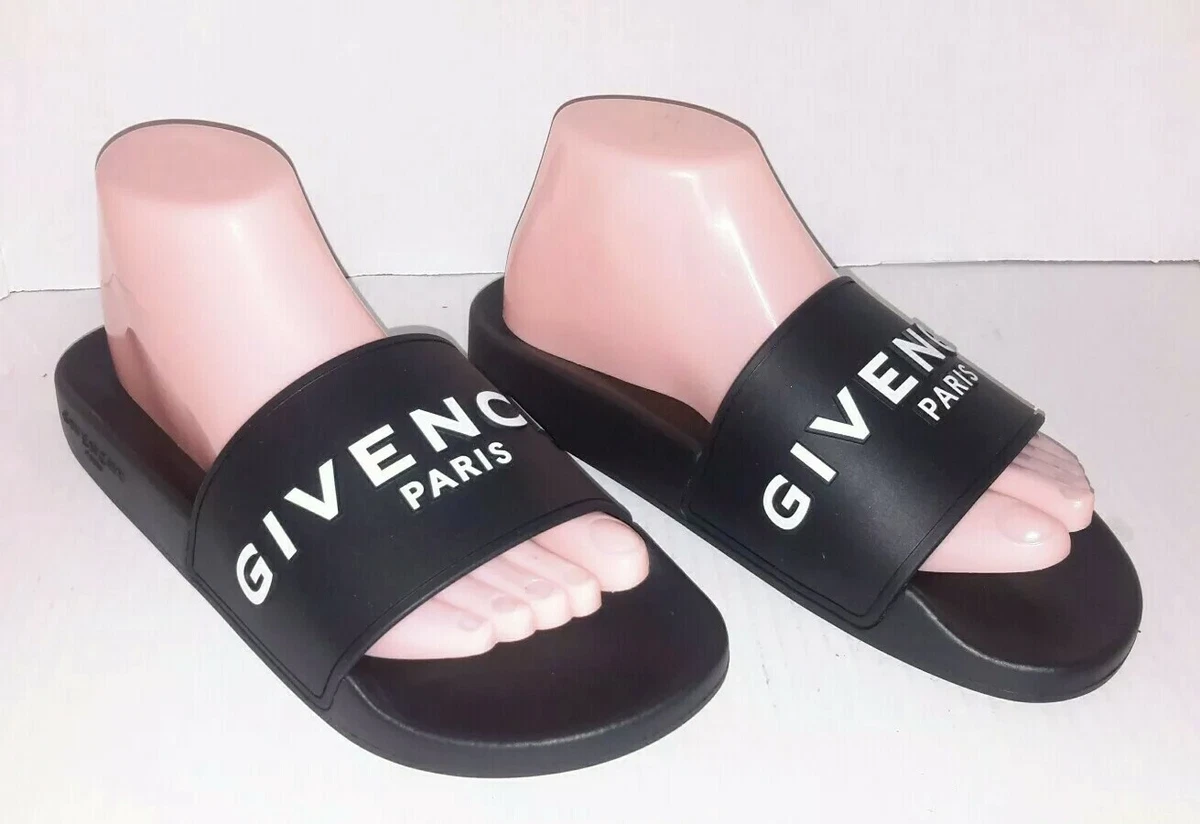 Pink and black givenchy slides sale