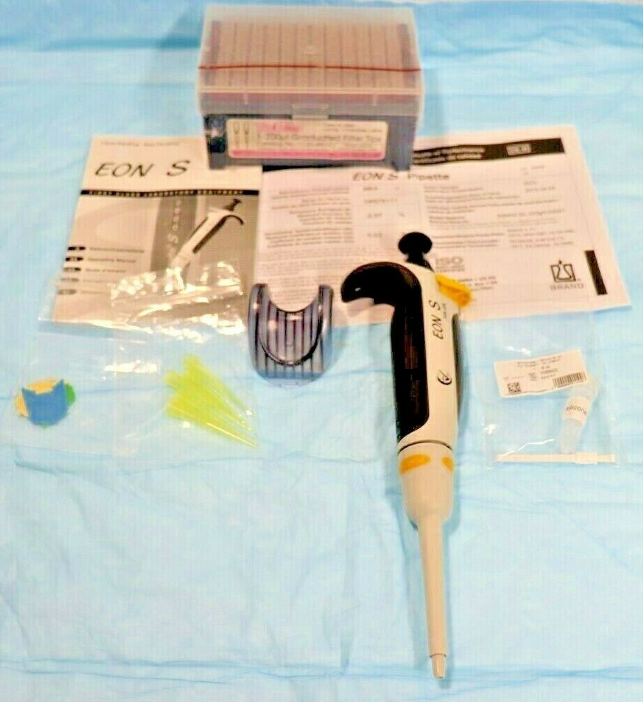 NEW Brandtech EON Transferpette S Single Channel Pipette 20200ul box