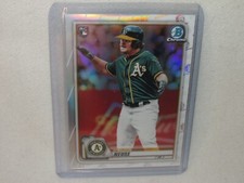 Sheldon Neuse * 2020 Bowman Chrome * Rookie Card * Oakland A's. rookie card picture
