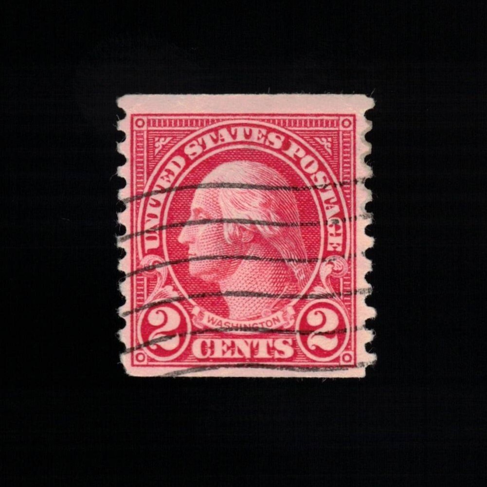 United States, Scott 599, Washington, Coil, Perf. 10 Vert., 1923  display picture 1