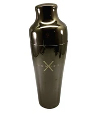 Viski Cocktail Shaker Gunmetal Black Personalized HUNGRY Read!!