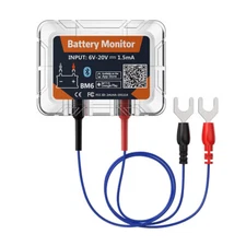 QUICKLYNKS BM6 Battery Monitor 12V Tester Charging Cranking Analyzer Bluetooth