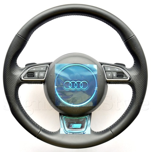 Audi A3 A4 A5 S3 S4 S5 RS4 RS5 RS3 S Line Steering wheel Decoration Trim Bezel - Picture 4 of 8